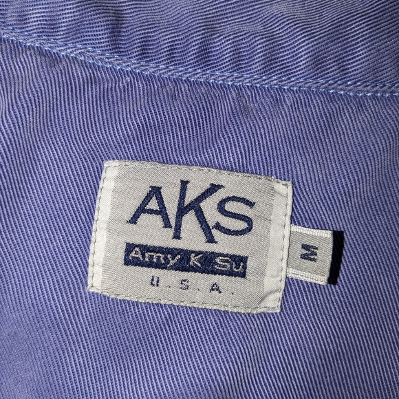 Vintage Amy K Su Cropped Button Down - Picture 3 of 5